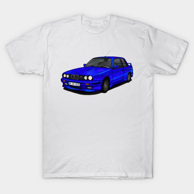 E30 T-Shirt by Dogfather